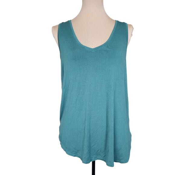 Double Zero Lovely Large Green Tank Top - Picture 1 of 4